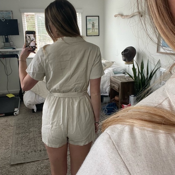 Linen romper - Picture 2 of 3